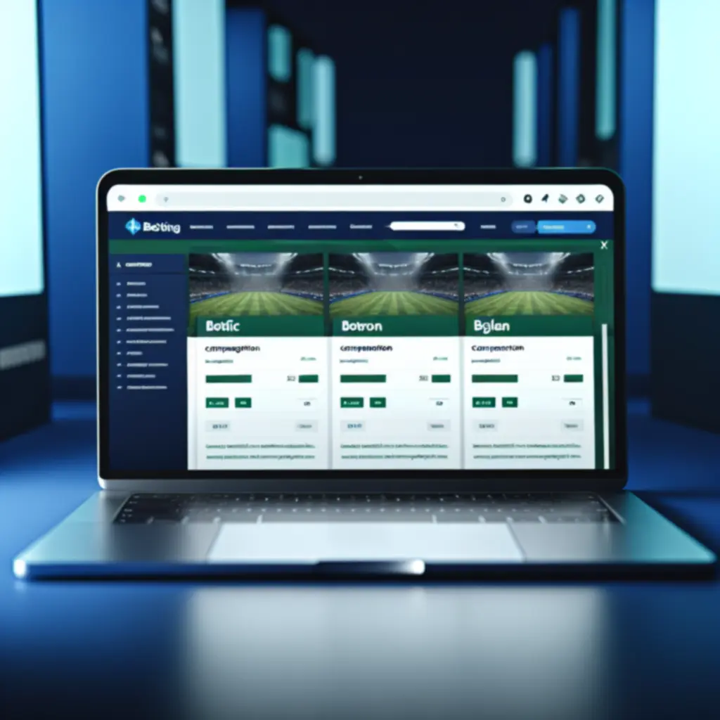 Interface claire présentant plusieurs offres de paris sportifs à comparer